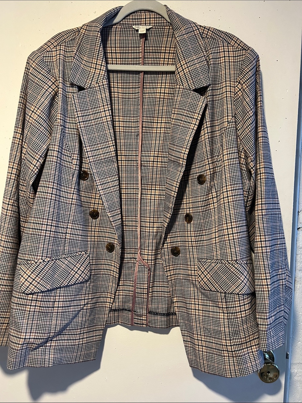 Plaid Suit Jacket